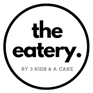 The Eatery by 3 Kids & A Cake logo